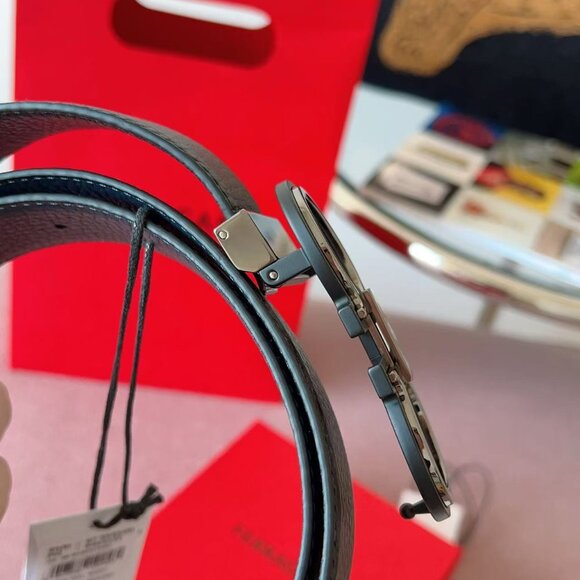 Ferragamo black cowhide belt size 32 - Picture 8 of 9